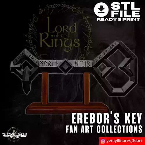 Erebor Key The Lord of The Rings