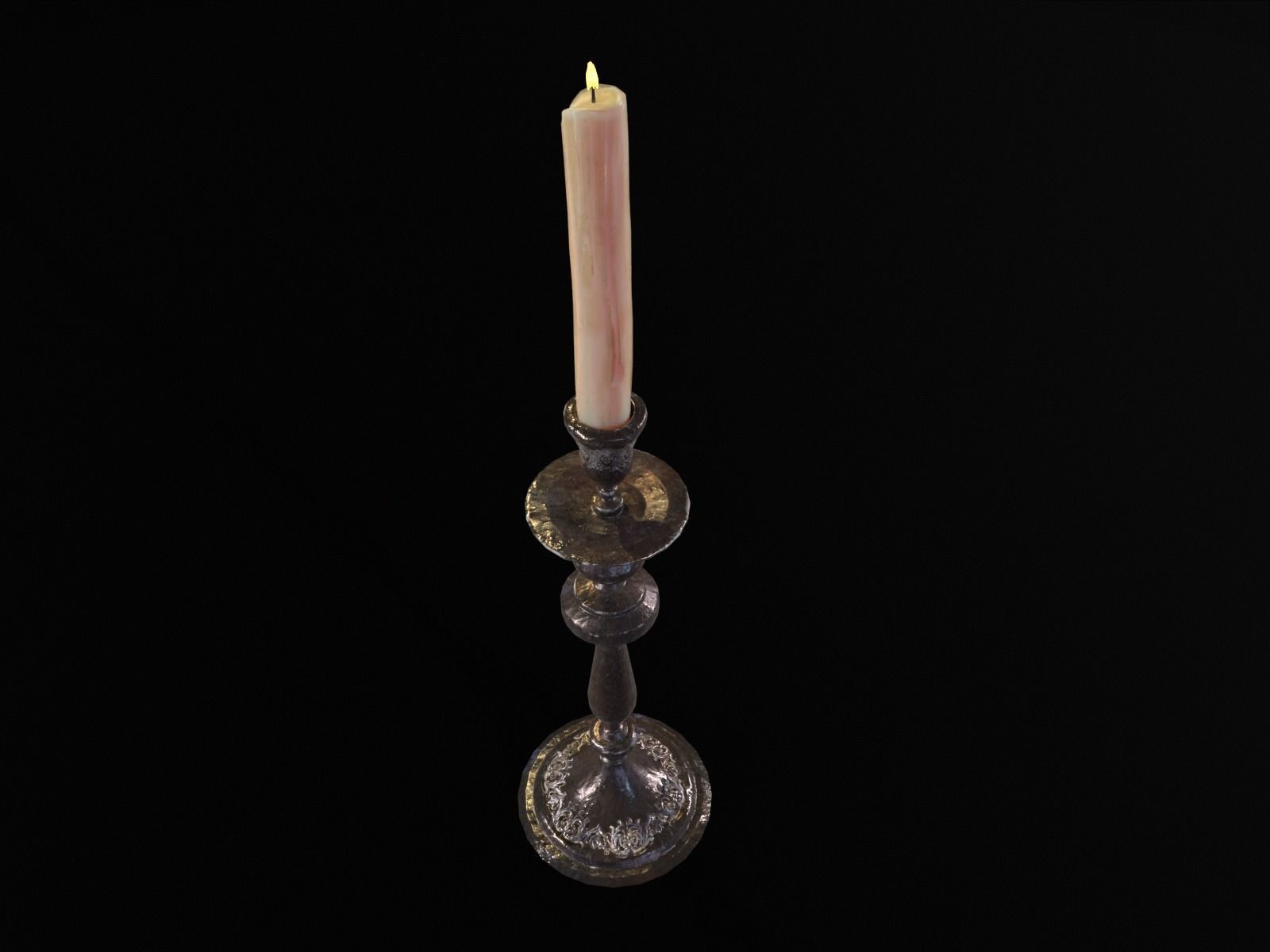 Iron Cased Candelabra Set Low-poly 3D model_40