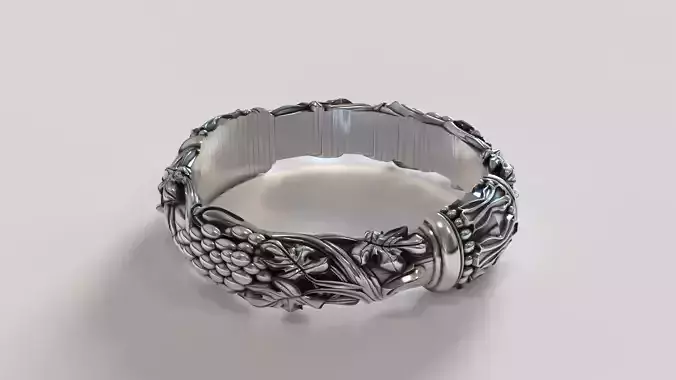 Leaf  Vine Patterns Sheet flower Ring