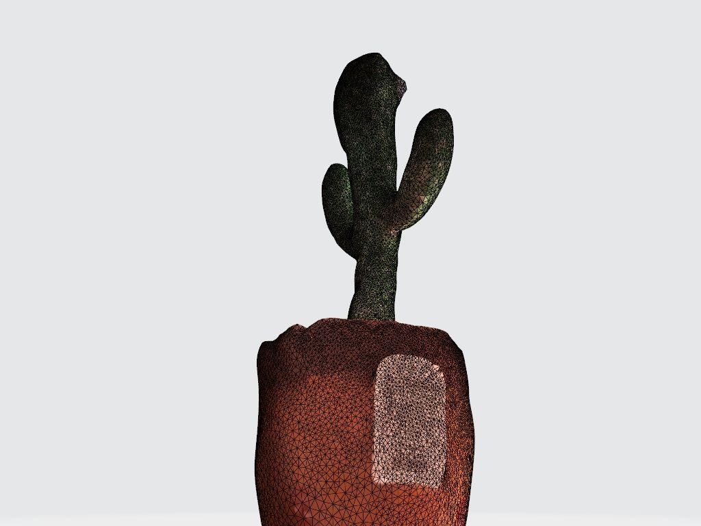 Wild Cactus Toy - Scanned 3D model_7