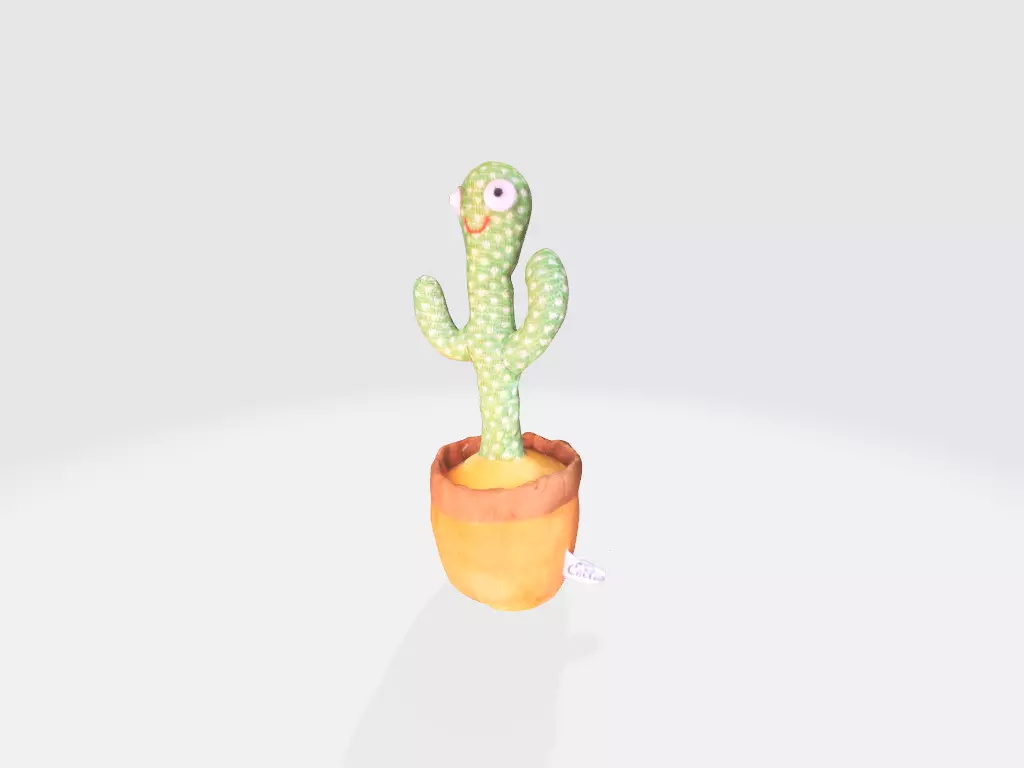 Wild Cactus Toy - Scanned 3D model_0