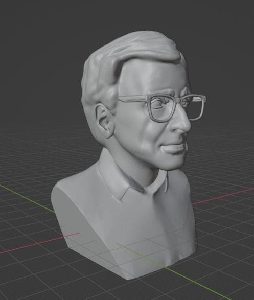 Woody Allen 3D print model_11