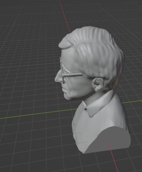 Woody Allen 3D print model_19