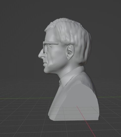 Woody Allen 3D print model_2
