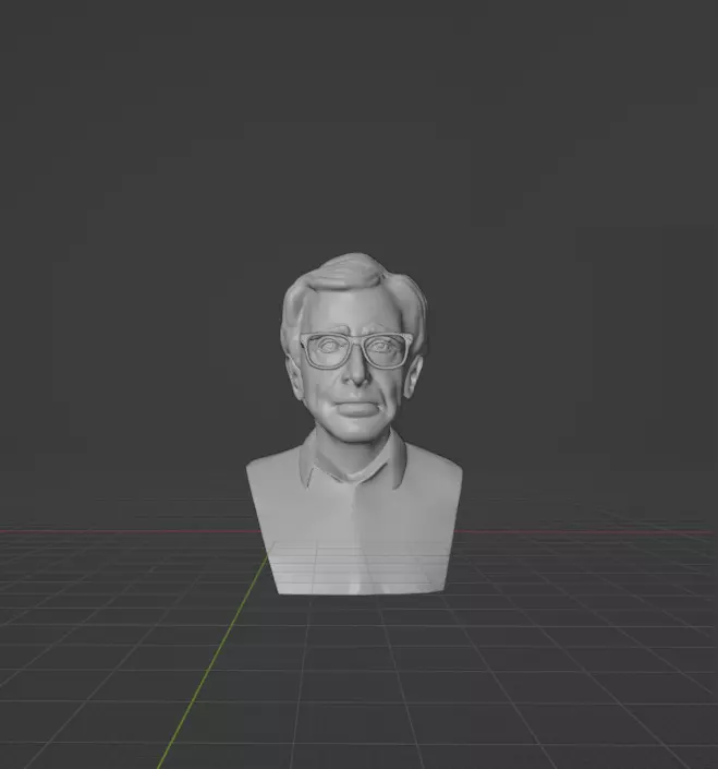 Woody Allen 3D print model_0