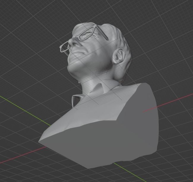 Woody Allen 3D print model_3