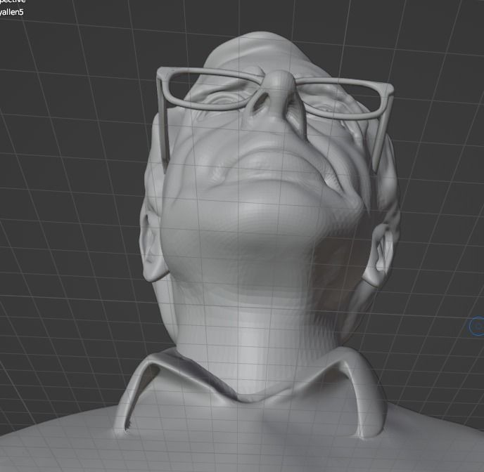 Woody Allen 3D print model_8