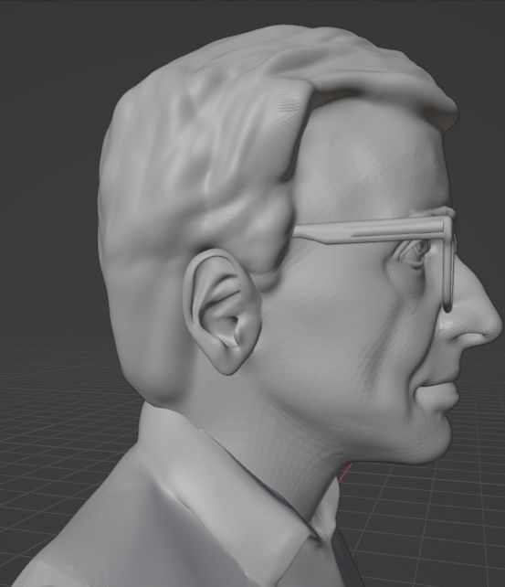 Woody Allen 3D print model_6