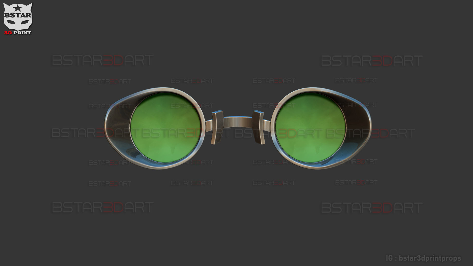 Nanami Glassess - Jujutsu Kaisen Cosplay 3D print model_8