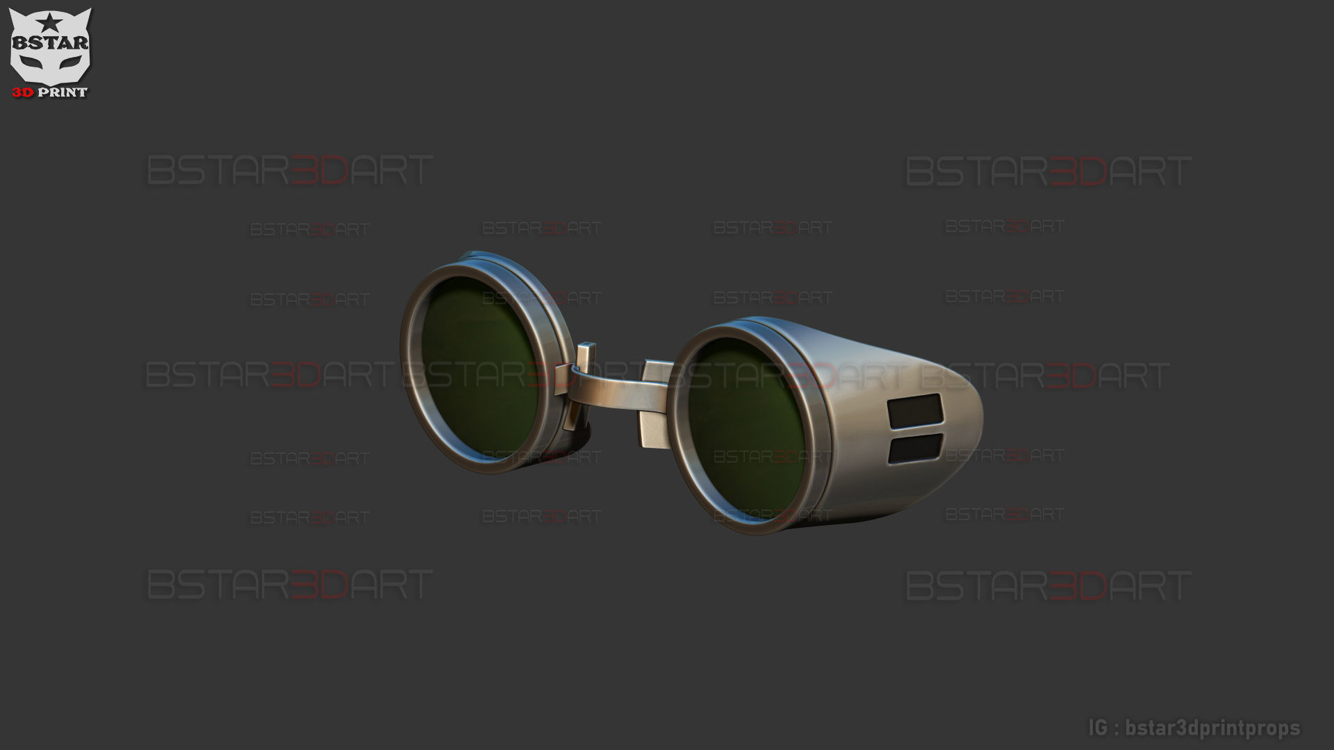 Nanami Glassess - Jujutsu Kaisen Cosplay 3D print model_6