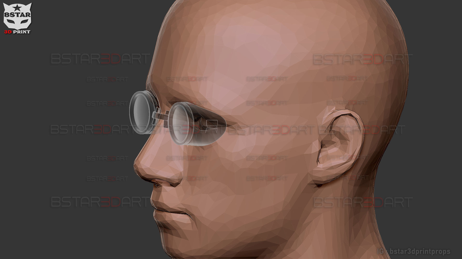 Nanami Glassess - Jujutsu Kaisen Cosplay 3D print model_13