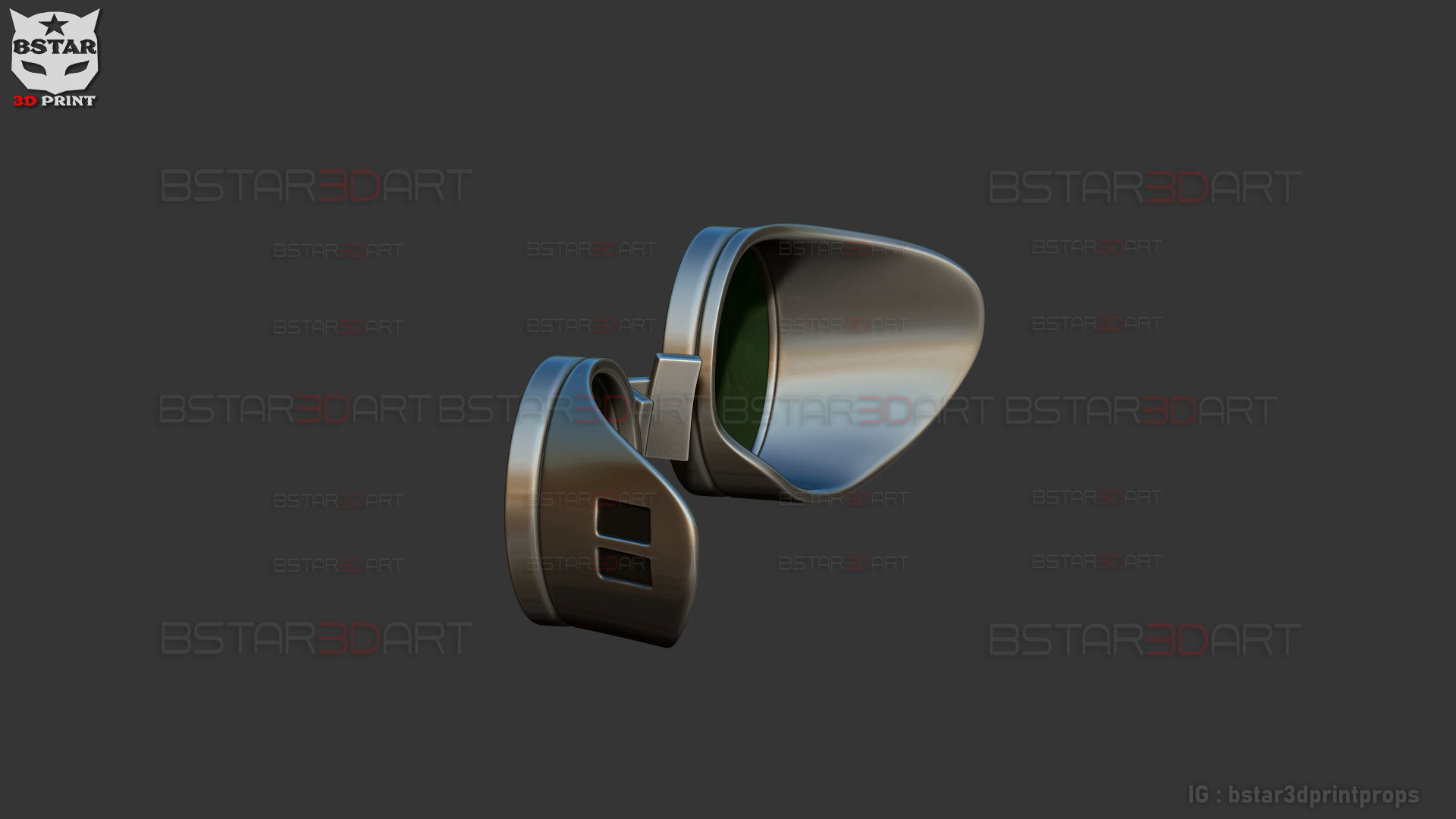 Nanami Glassess - Jujutsu Kaisen Cosplay 3D print model_7