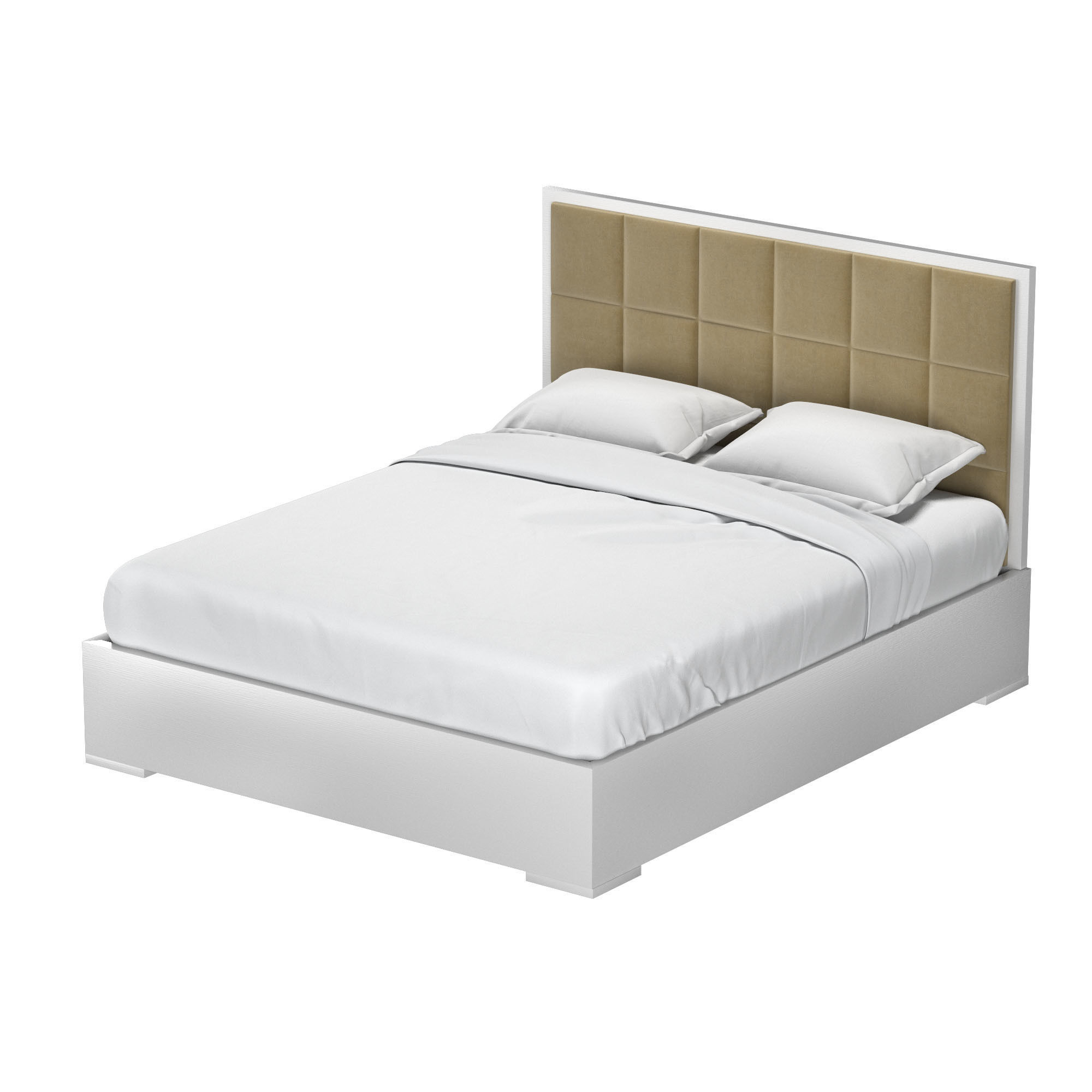 Sardinya Bed 3D model_3