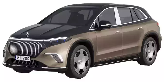 Mercedes-Benz EQS SUV Maybach 3D model