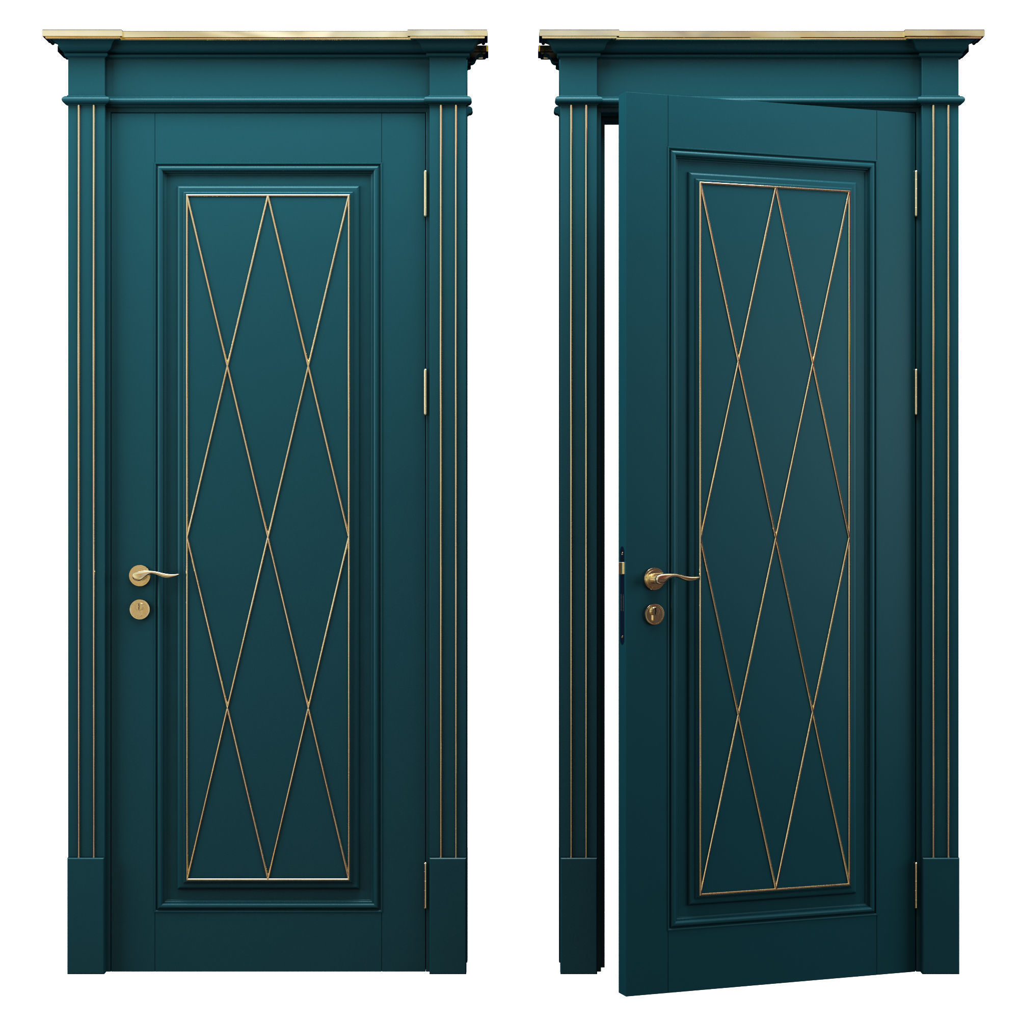Doors collection 1 3D model_7