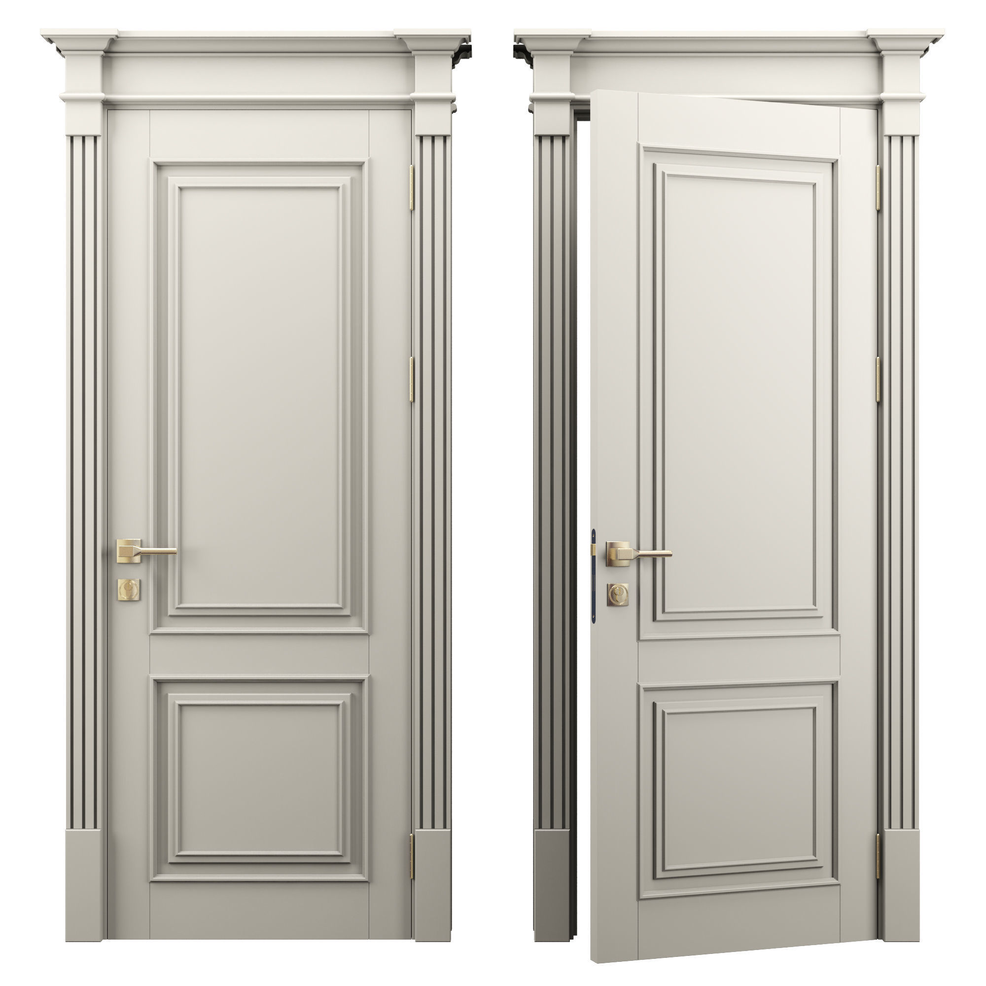 Doors collection 1 3D model_16