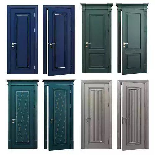 Doors collection 1 3D model