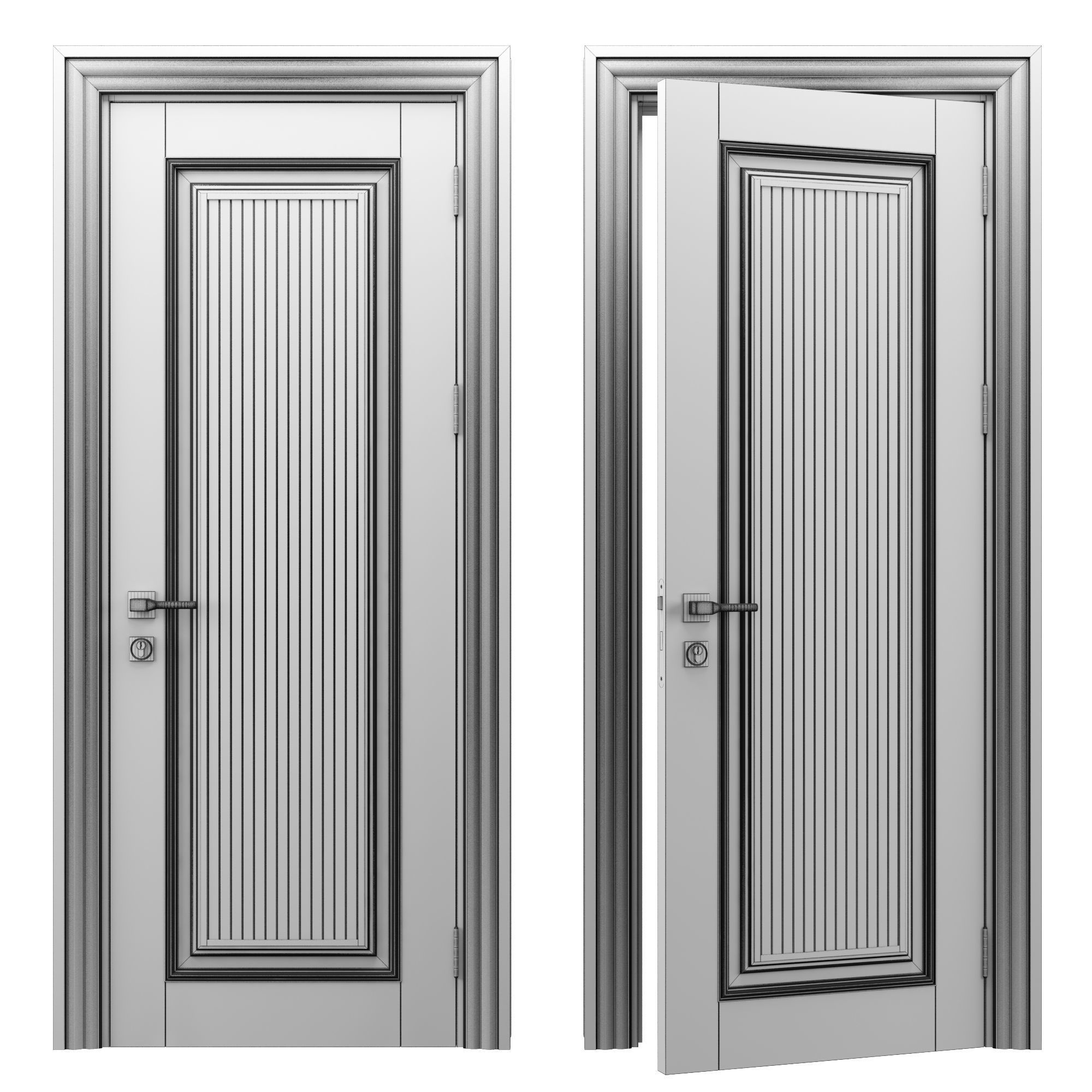 Doors collection 1 3D model_5