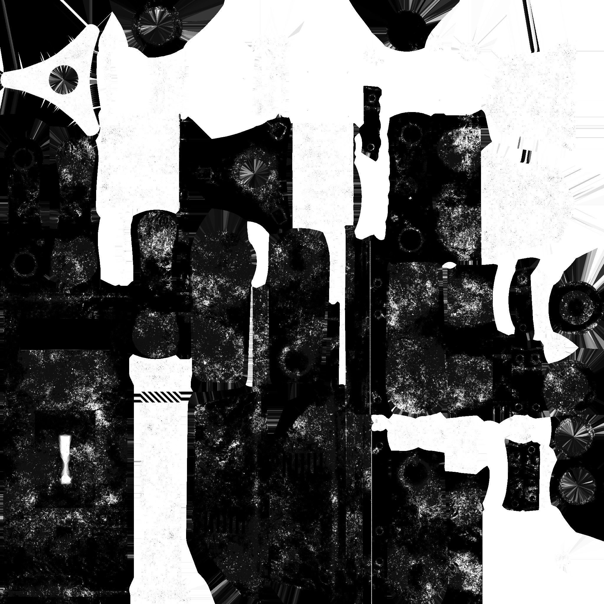 Robotic Hand A03 Yellow - Machinery Industrial Design Low-poly 3D model_28