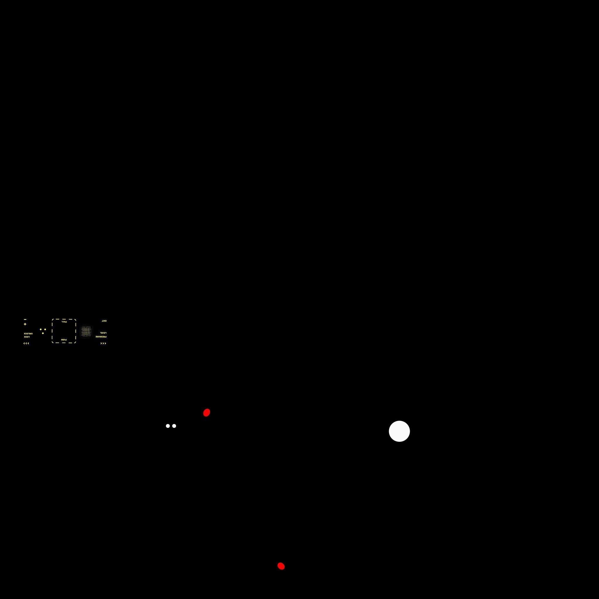 Robotic Hand A03 Yellow - Machinery Industrial Design Low-poly 3D model_26