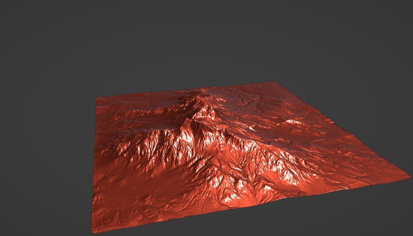 hyper realistic large scale  landscape 3D model_8