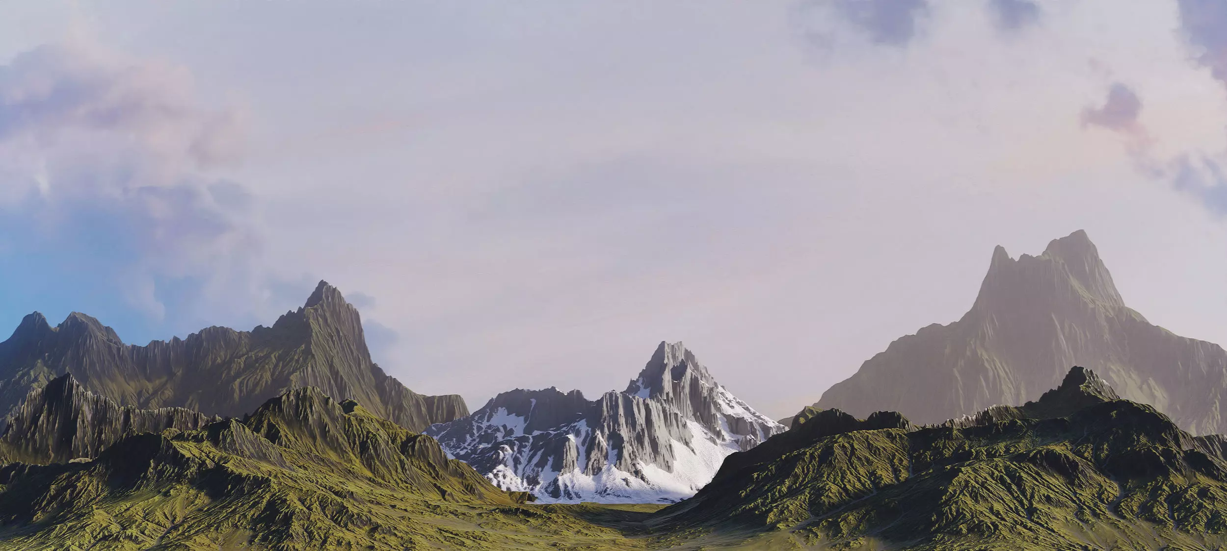 hyper realistic large scale  landscape 3D model_0