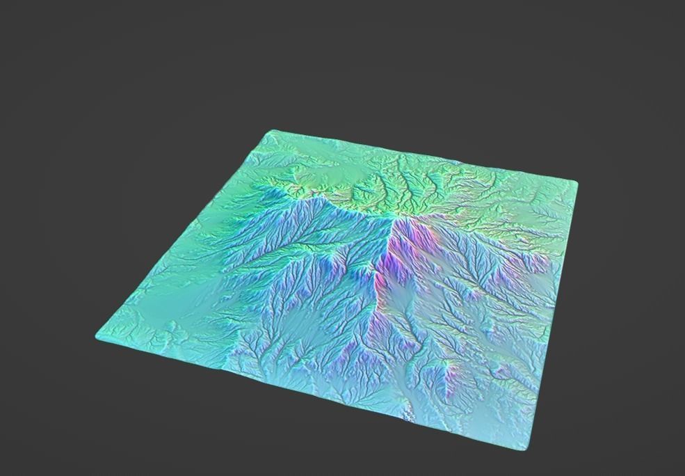 hyper realistic large scale  landscape 3D model_9