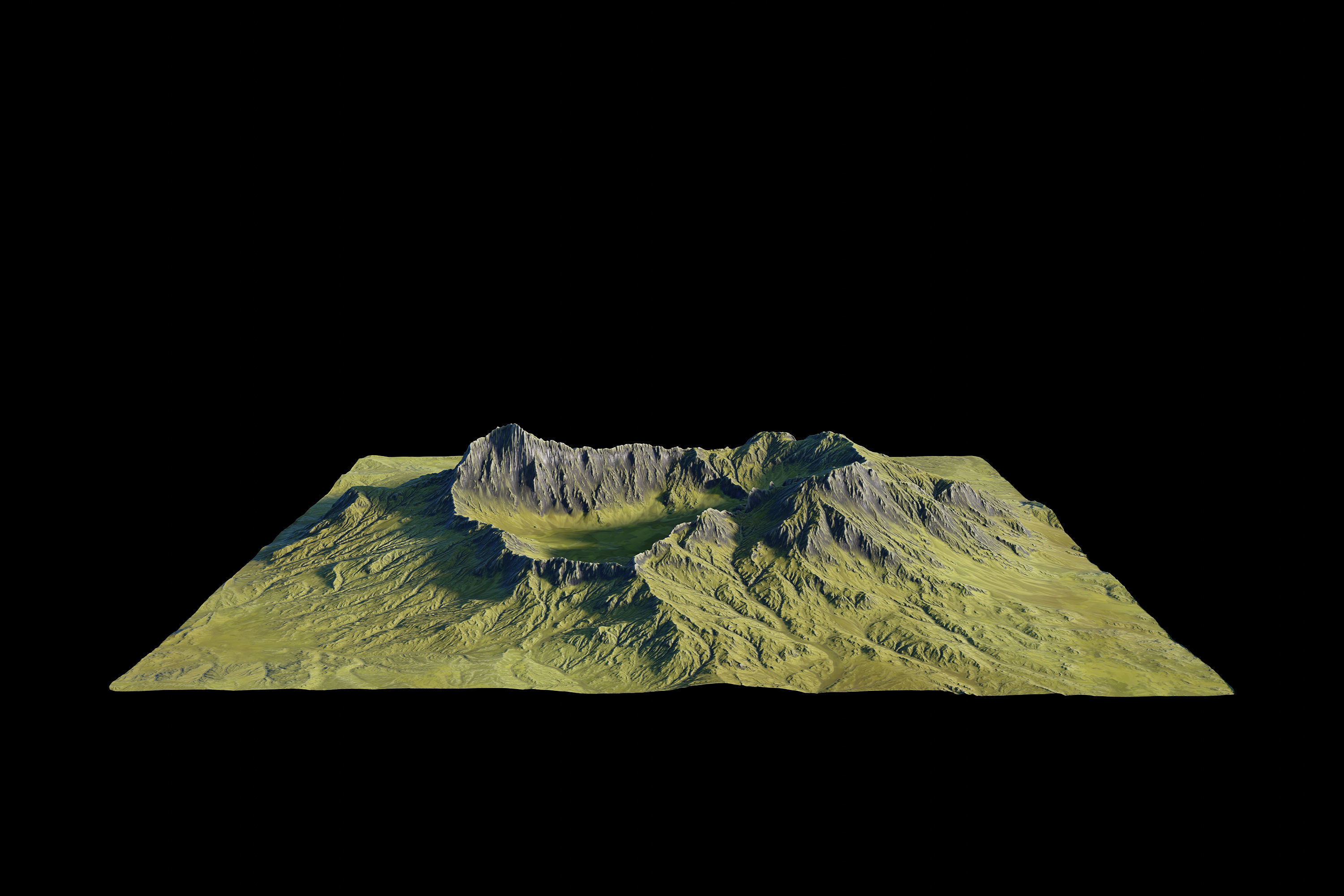 hyper realistic large scale  landscape 3D model_2