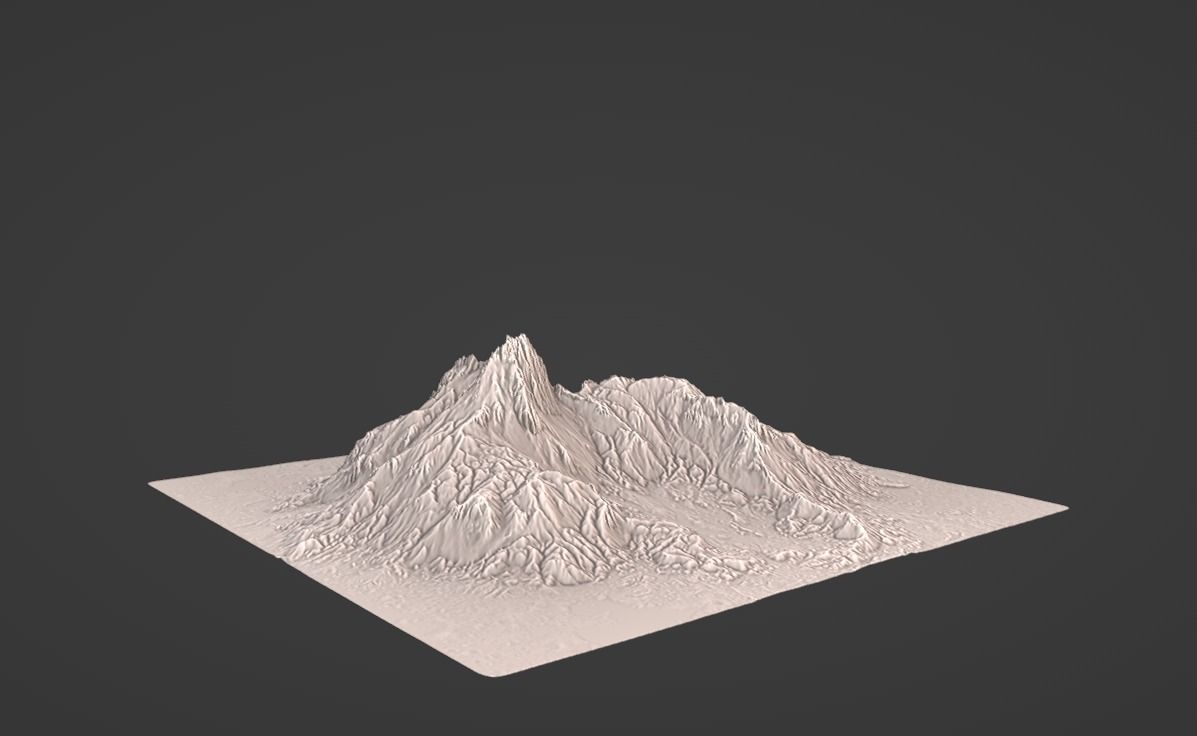 hyper realistic large scale  landscape 3D model_12