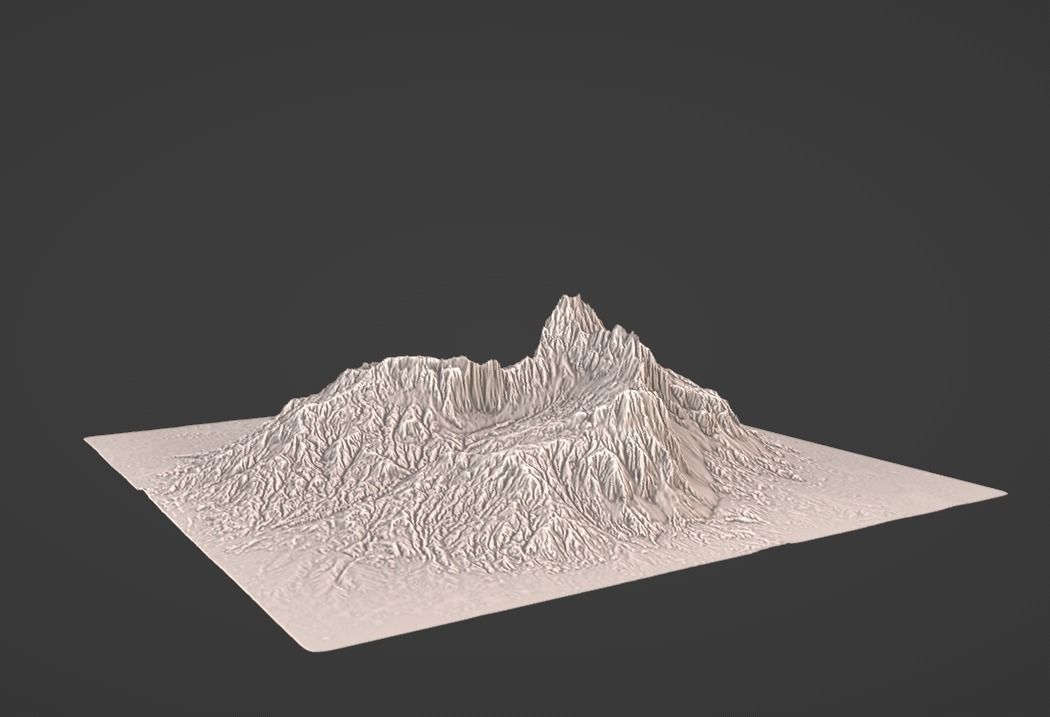 hyper realistic large scale  landscape 3D model_13