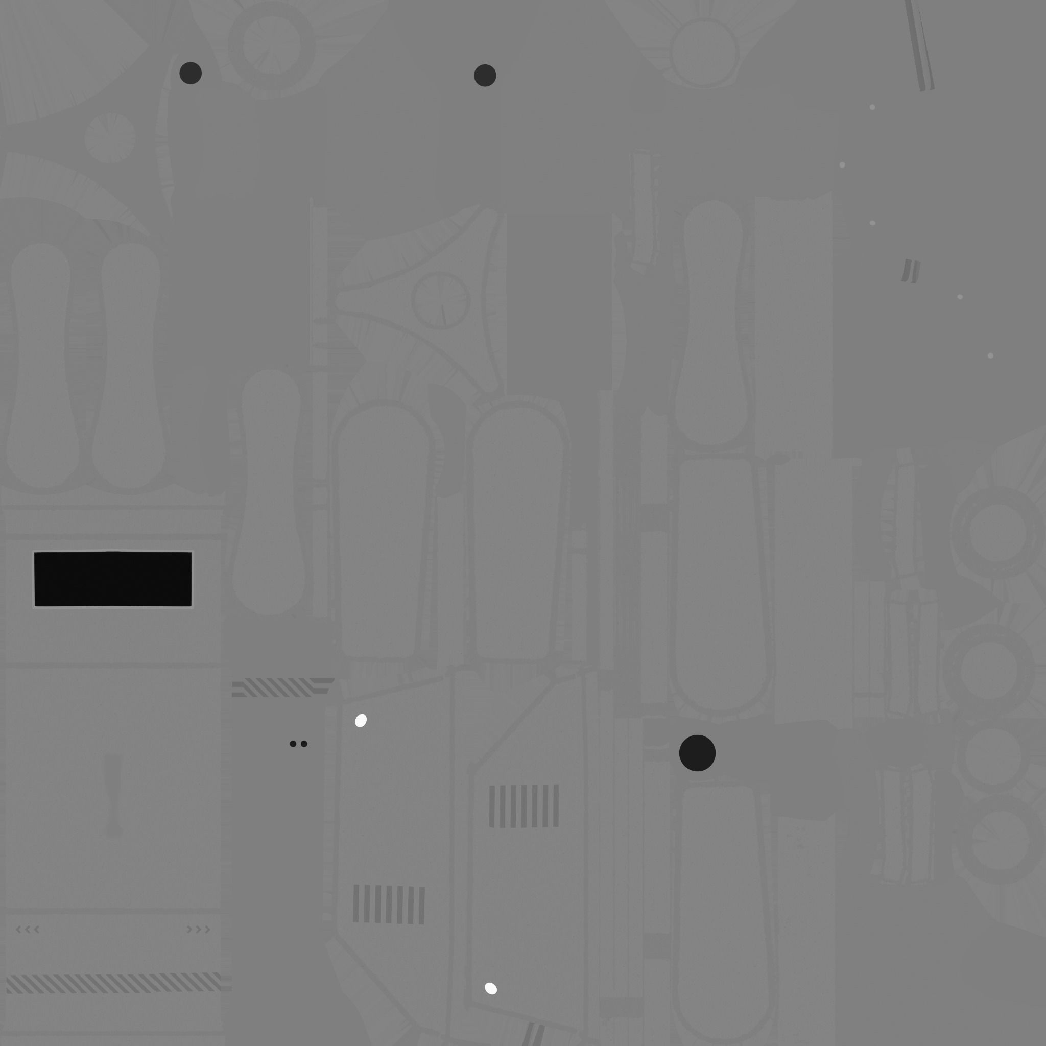 Robotic Hand A04 Red - Machinery Industrial Design Low-poly 3D model_27