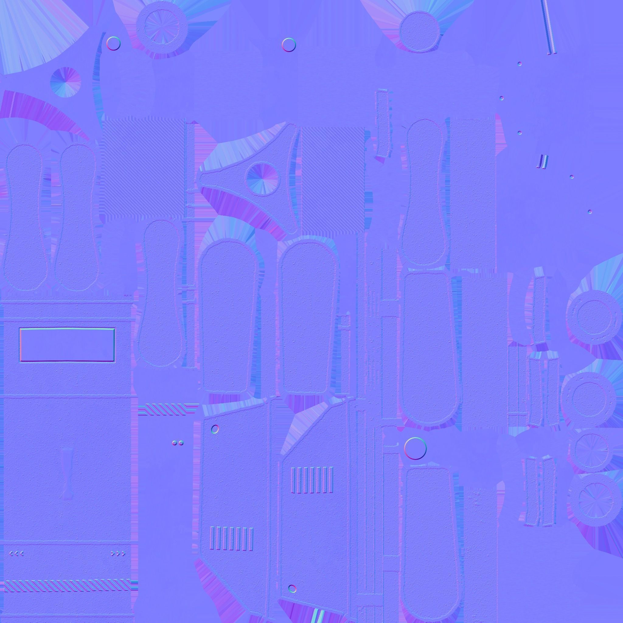 Robotic Hand A04 Red - Machinery Industrial Design Low-poly 3D model_29