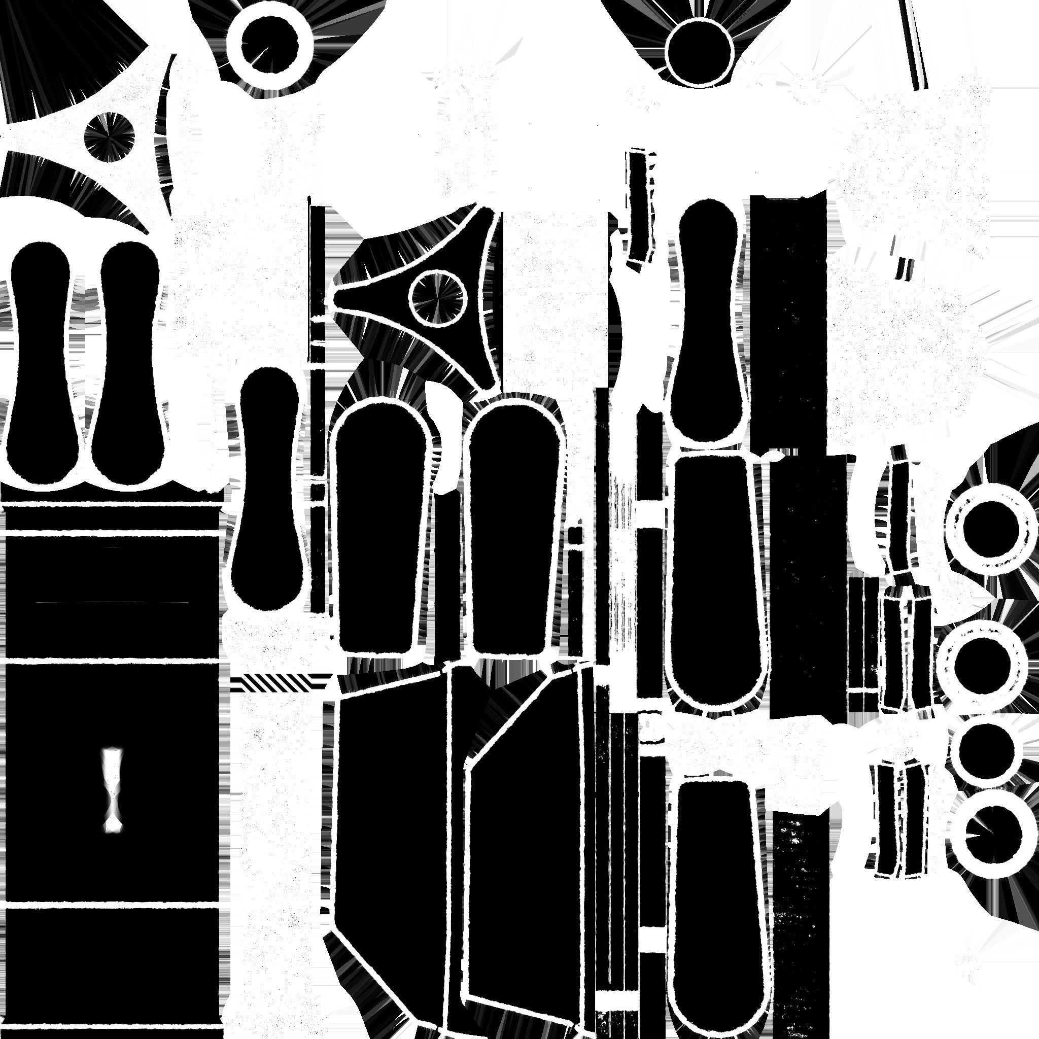 Robotic Hand A04 Red - Machinery Industrial Design Low-poly 3D model_28