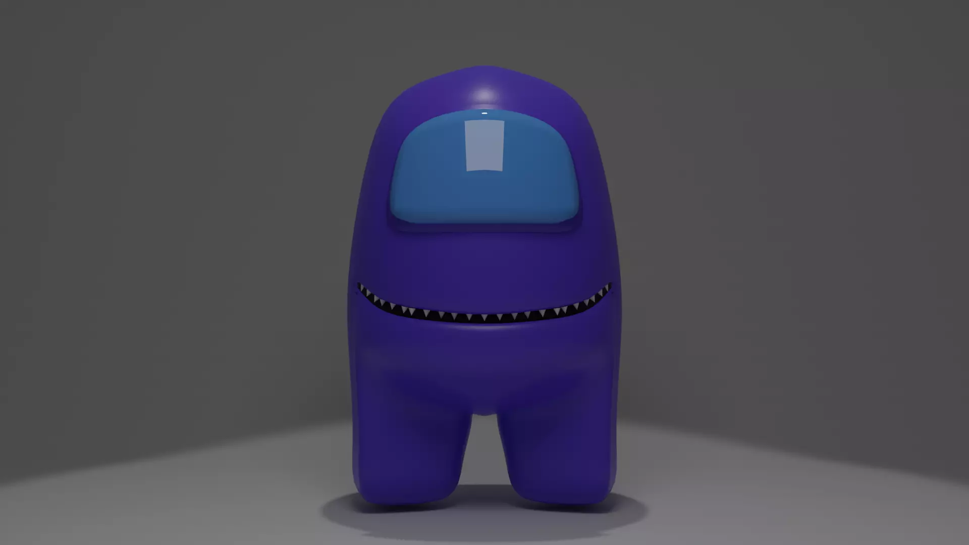 Game Among US Whale fish squid octopus sea ocean modeo Low-poly 3D model_0