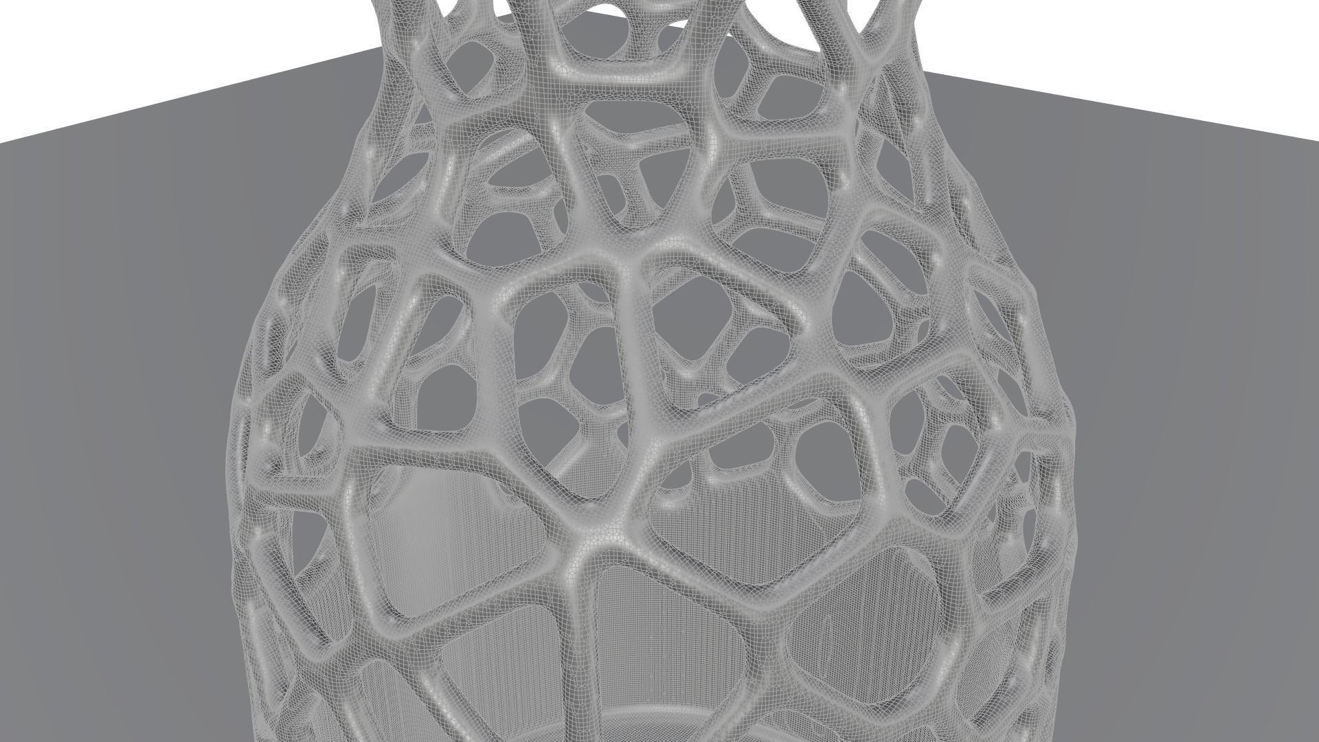 Voronoi pattern Four vases 3D model 3D printable | CGTrader