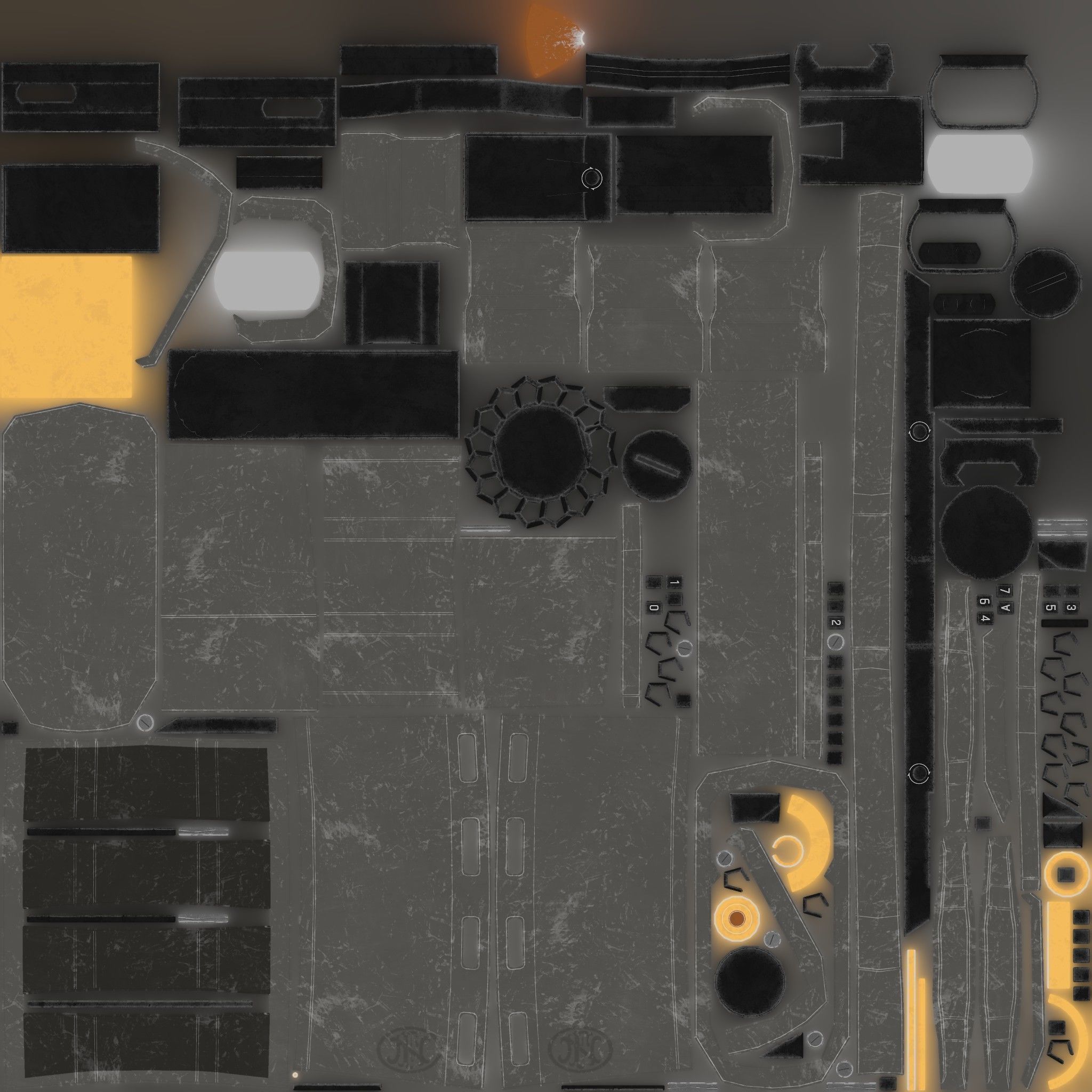 FN 15 TAC3 Tactical Rifle Low-poly 3D model_10