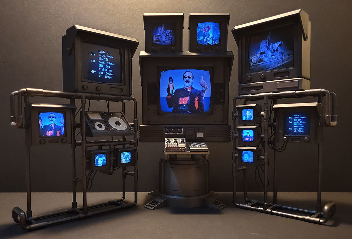 Batman Batcave Computer 1989 3D print model_2