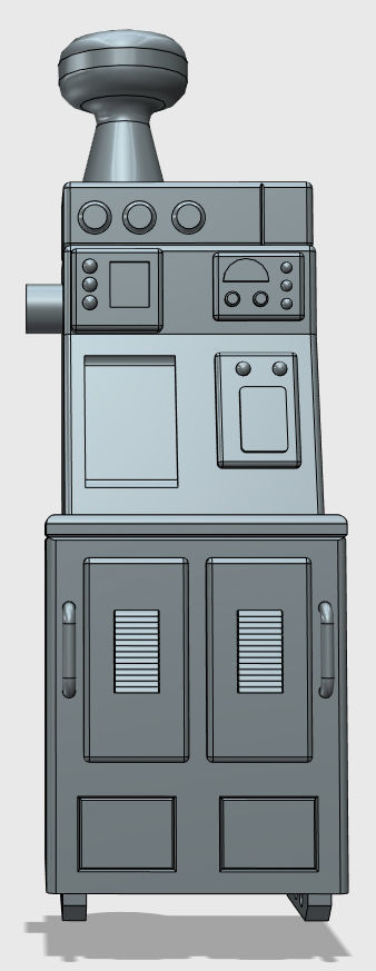 Batman Batcave Computer 1989 3D print model_13