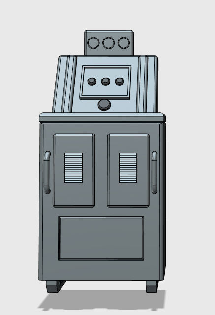 Batman Batcave Computer 1989 3D print model_12