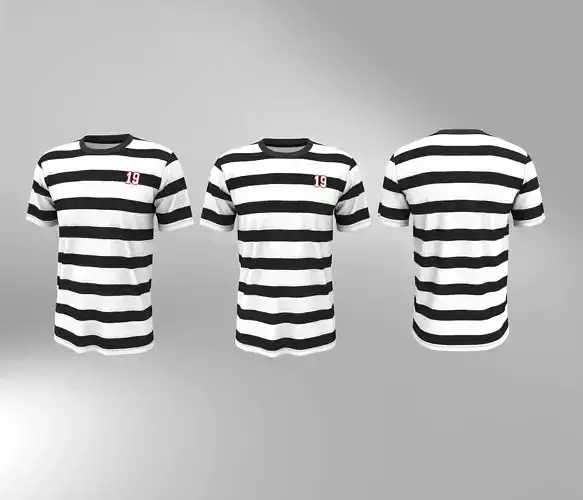 Men Classic Stripped Tee