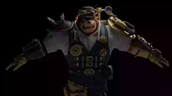Steam punk Bear 