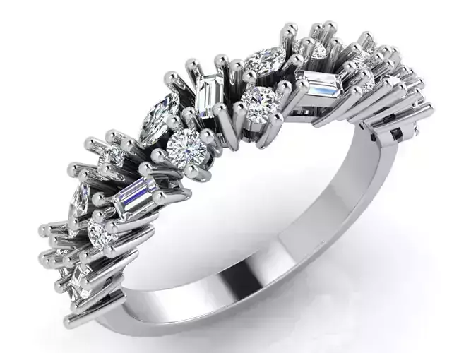 Gallant diamond ring 3644 3D print model