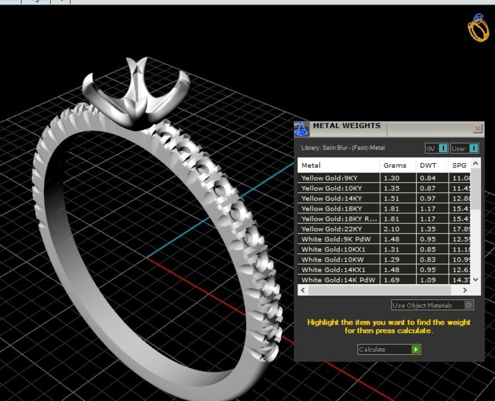 Engagement rings 3D print model_10