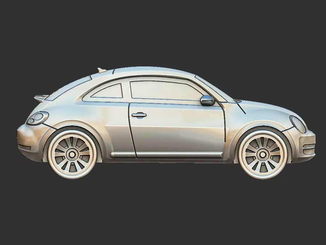New Beetle Relief - Fusca 3D print model