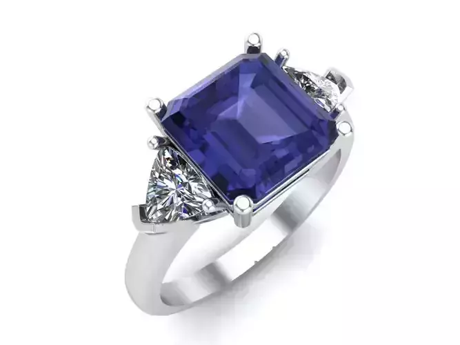 Engagement rings 3D print model