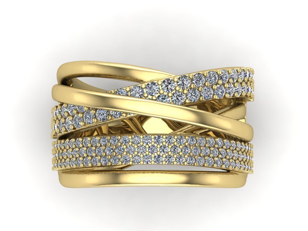 beautiful ring 3D print model_3