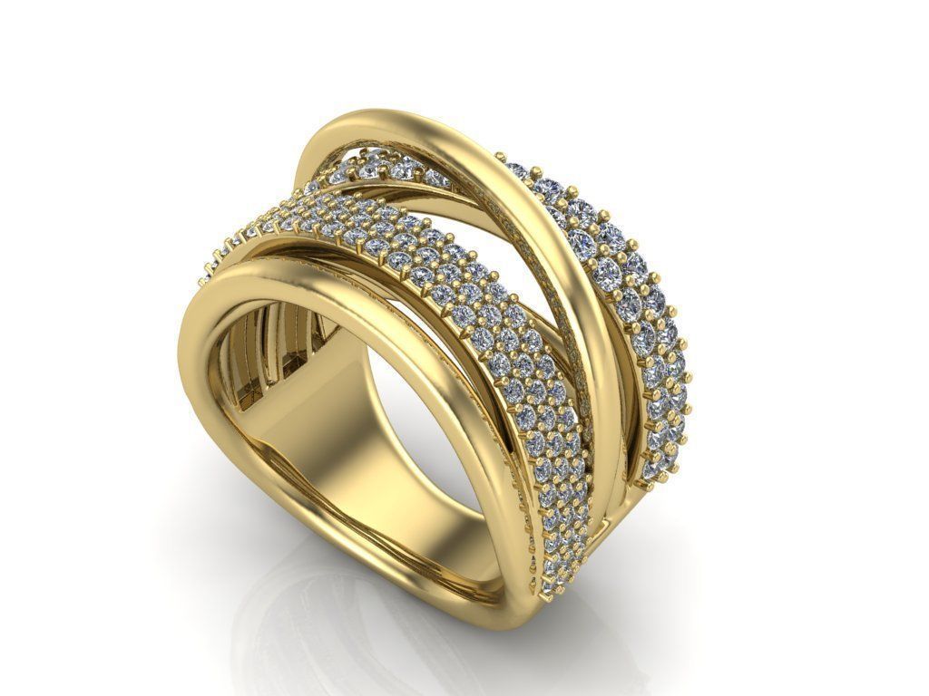 beautiful ring 3D print model_1