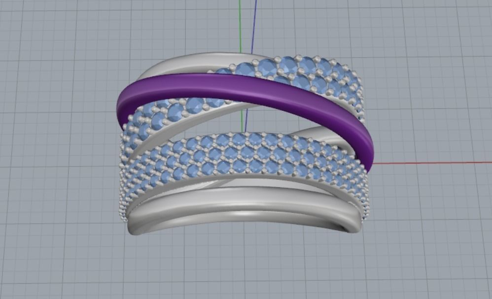 beautiful ring 3D print model_7