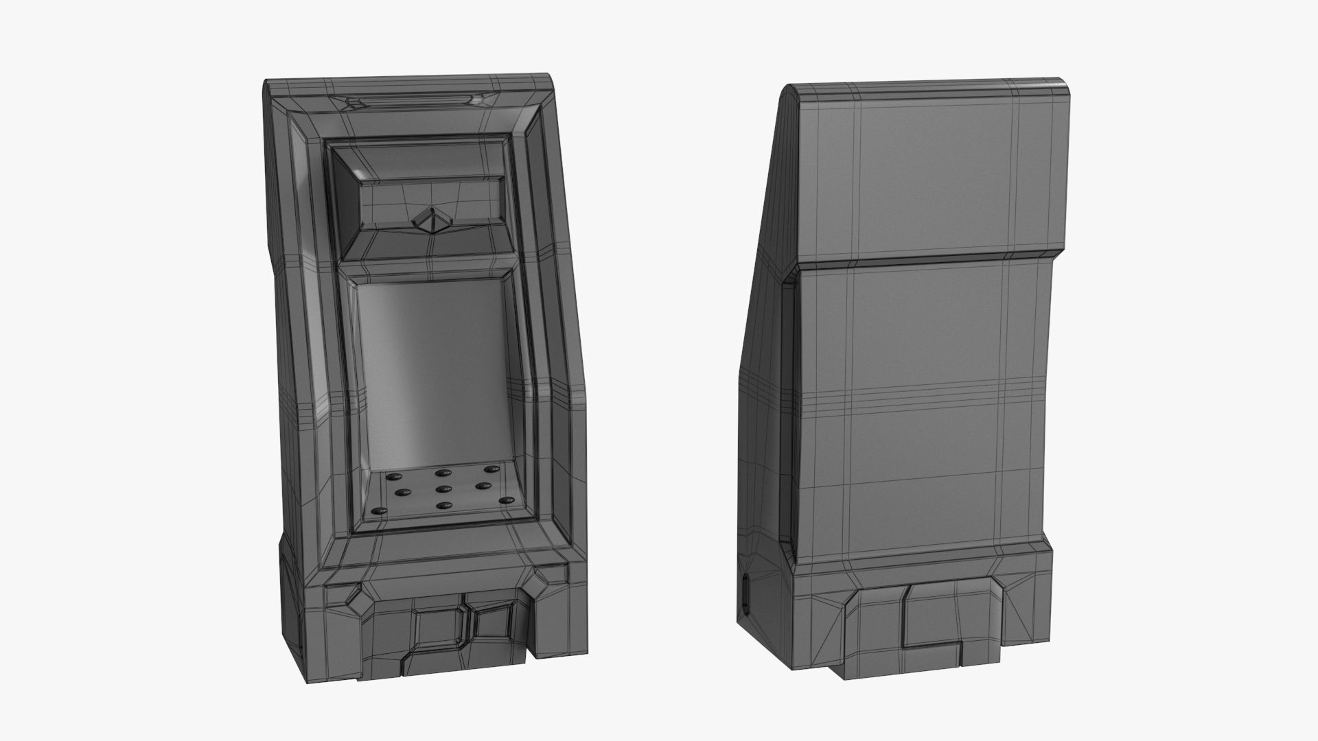 Sci Fi Scanner Display v2 Low-poly 3D model_20