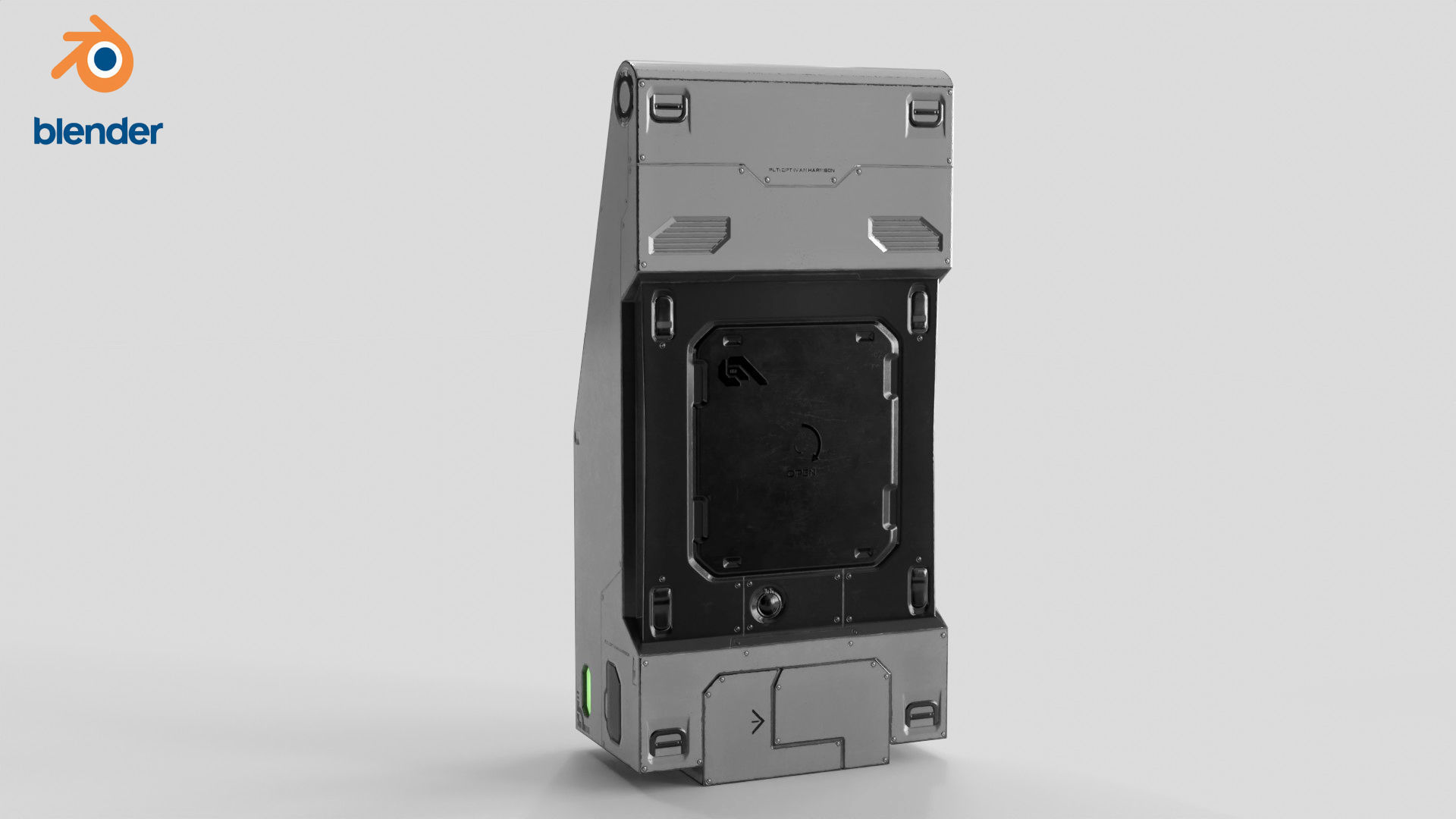 Sci Fi Scanner Display v2 Low-poly 3D model_19